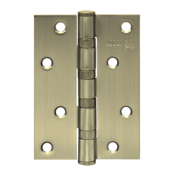 Петля универсальная с четырьмя подшипниками ADDEN BAU. 100X70X2.5 4BB SATIN NICKEL (цвет НИКЕЛЬ)