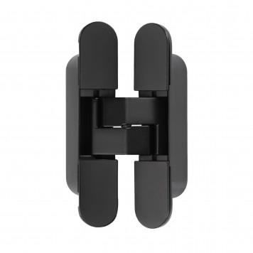 Петля скрытая с 3D регулировкой  115x23-3D-M.BLACK (чёрный матовый)