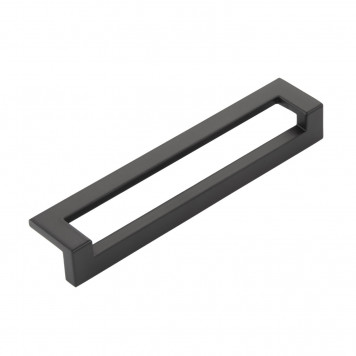 Ручка для раздвижных и распашных дверей 8704-128-MB 160MM (чёрный, 1 шт)