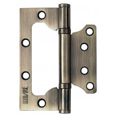 Петля накладная без врезки B020-U 100X75X2.5-2BB-1AB (бронза)
