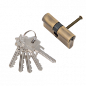 Ключевой цилиндр 60мм. 5 кл. ADDEN BAU. CYL 5-60 KEY BRONZE (БРОНЗА)