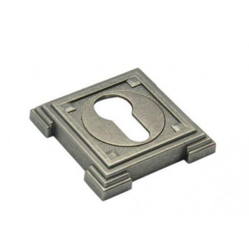 Накладка на ключевой цилиндр ADDEN BAU. SC VQ001 AGED SILVER (состаренное серебро)