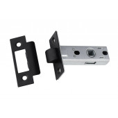 Защёлка межкомнатная BUSSARE L6-45 PLAST BLACK (черный матвоый, пластиковый язычок)