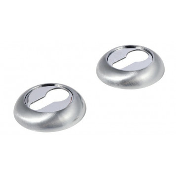 Накладка на ключевой цилиндр ESCUR EURO/FIN SC-01 MAT.CHROME (матовый хром)