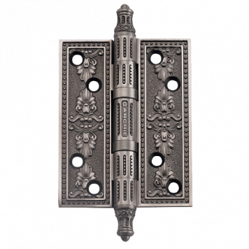 Универсальная петля врезная латунная A030-G 4262 BL.SILVER  (Размер L 101x77x4 мм, чернёное серебро)