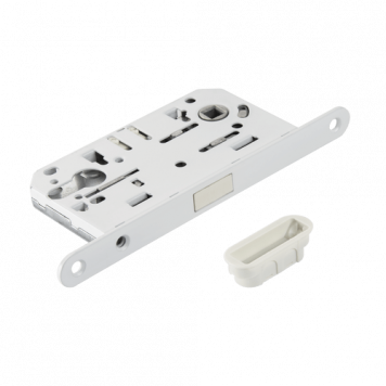 Защёлка врезная магнитная под ключевой цилиндр ADDEN BAU KEY-5085 MAG WHITE (цвет БЕЛЫЙ)