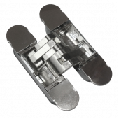 Петля скрытая без регулировки S-832 P.CHROME (материал композит, комплект накладок блестящий хром)