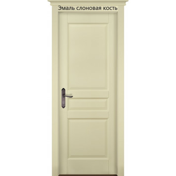Межкомнатная дверь Валенсия БЕЛАЯ ЭМАЛЬ массив ольхи-4