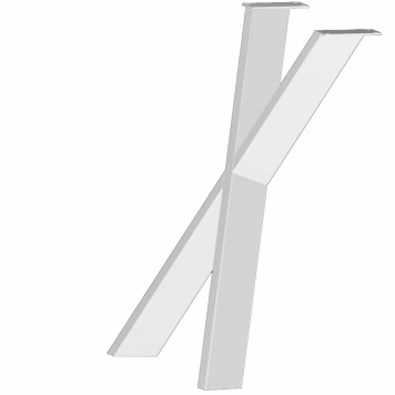 Опора металлическая ХН/Р-80 белый